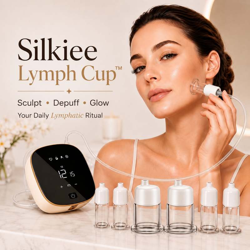Silkiee Lymph Cups™ — Smart Facial Cupping Device