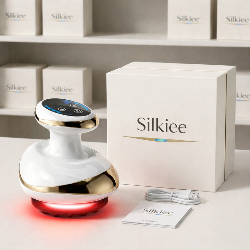 Silkiee red light therapy device for skin tightening and wrinkle reduction